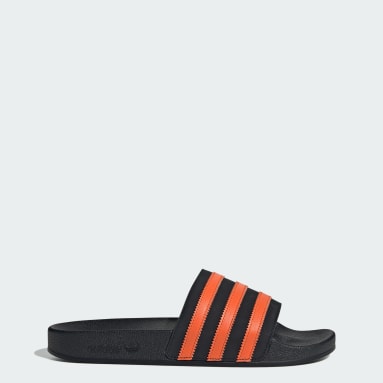 Leren teenslippers adidas NL