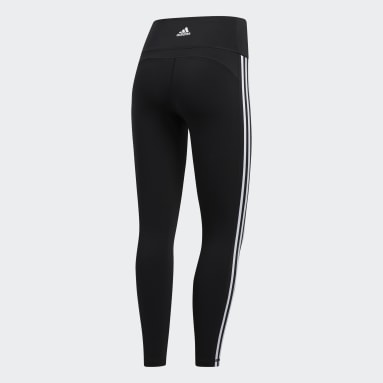 Women's Yoga Black Believe This 2.0 3-Stripes 7/8 Tights