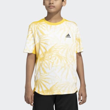 Girls Training Gold ABSTRACT ALLOVER PRINT TEE