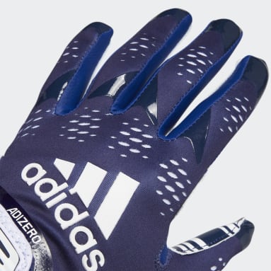 Men's Football Blue Adizero 12 Gloves