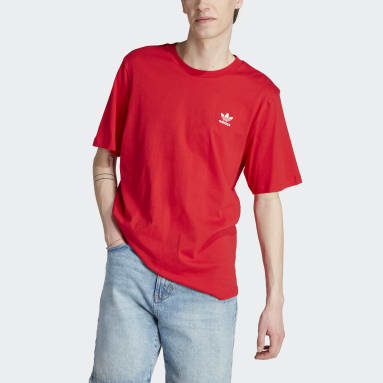 T-shirt Trèfle Essentials Rouge Hommes Originals