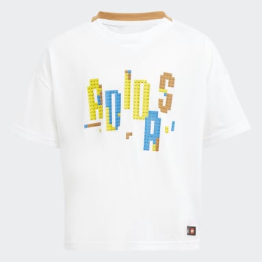 Playera adidas x Classic LEGO® Blanco Niño Sportswear