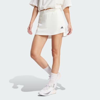 adidas Lace Trim 3-Stripes Shorts - White