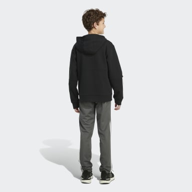 Youth Training Black Colorblock Pullover Hoodie