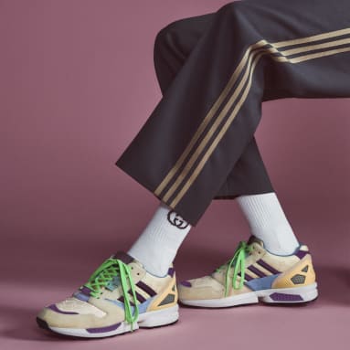 Men's Originals Beige adidas x Gucci men's ZX 8000 sneaker