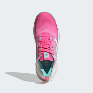 Kvinder Bordtennis Pink Crazyflight sko