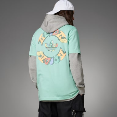 Men's Originals Green Enjoy Summer Front/Back Graphic Tee