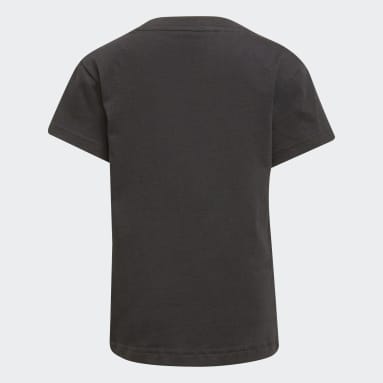 Camiseta Adicolor Trifolio Negro Niño Originals