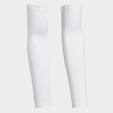 Men Golf White Golf Arm Sleeve Wrist-Length
