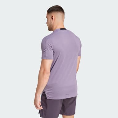 Men's Training Purple Designed for Training Workout Tee