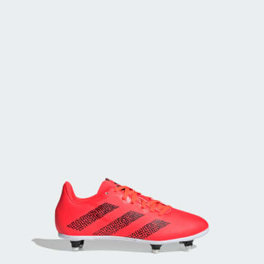 Botas de Rugby Júnior — Piso Mole Laranja Criança Rugby