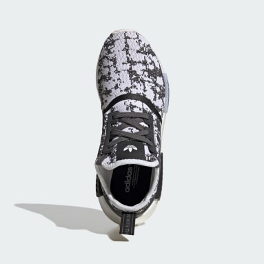 Adidas Originals Women's NMD_R1 Shoes, White/Grey