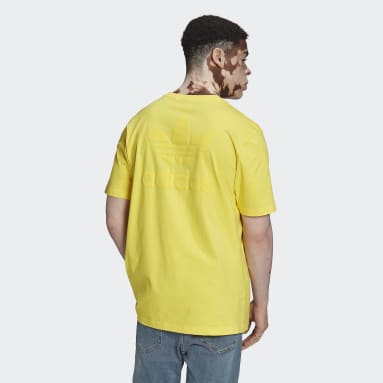 Männer Originals Trefoil Series Street T-Shirt Gelb