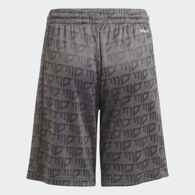 Short da calcio Salah AEROREADY Grigio Ragazzo Sportswear