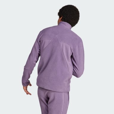 Men Sportswear Purple Tiro Fleece Track Top