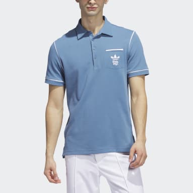 Men's Golf Blue adidas x Bogey Boys Polo Shirt