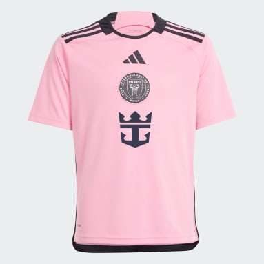 Youth Soccer Pink Inter Miami CF 24/25 Home Jersey Kids