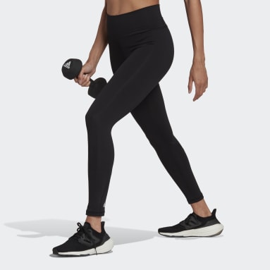 Women Gym & Training Black Optime Training Period-Proof 7/8 Leggings