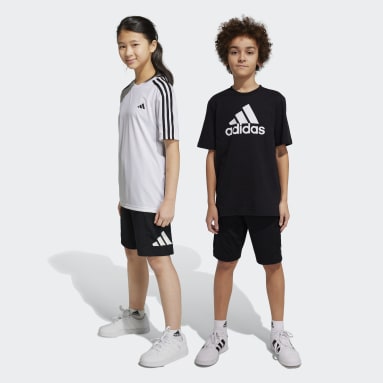 Youth 8-16 Years Sportswear Black Train Essentials AEROREADY Logo Regular-Fit Shorts