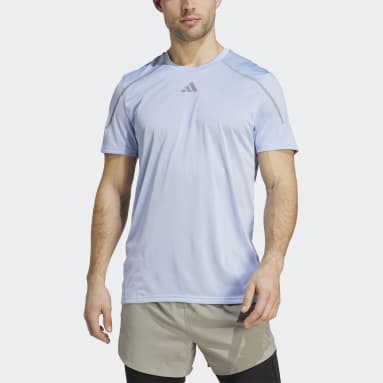 ผู้ชาย วิ่ง สีน้ำเงิน เสื้อยืด Confident Engineered
