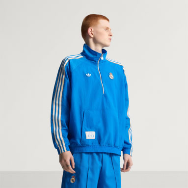 Real Madrid Terrace Icons Half-Zip Jacke