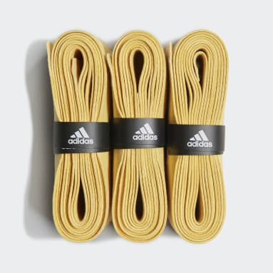 Feldhockey Adi Chamois Griffband, 3er-Pack Gelb