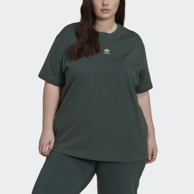 Frauen Originals T-Shirt – Große Größen Grün
