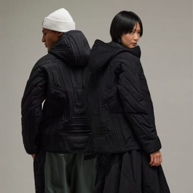 Lifestyle Black Y-3 퀼티드 재킷