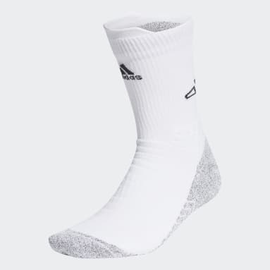 Basketball White Basketball AEROREADY Primegreen Traxion Crew Socks