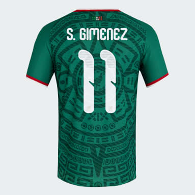 Mexico 26 Home Gimenez Authentic Jersey