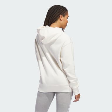 Adidas hoodie deals womens white