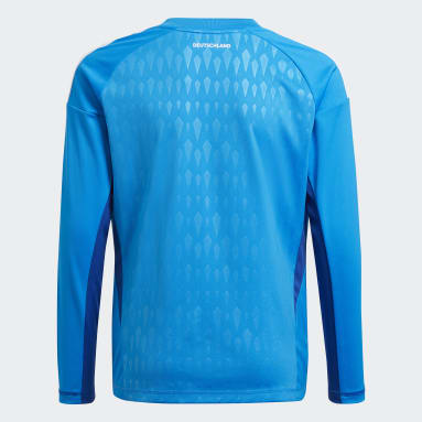 Camiseta portero manga larga Alemania Tiro 23 Azul Niño Fútbol