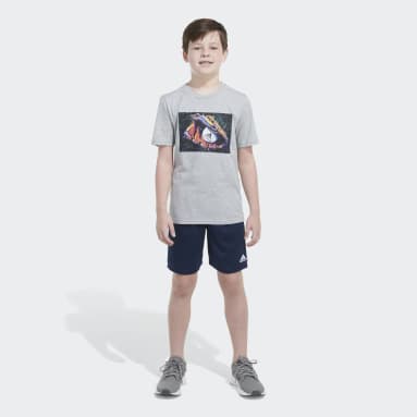 Youth Sportswear Grey SS HTR PLAY CATCH TEE23