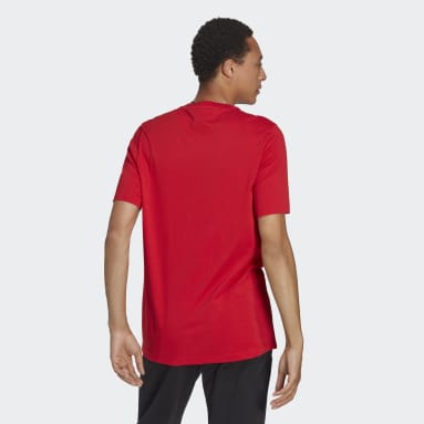 Camiseta Essentials Trifolio Rojo Hombre Originals