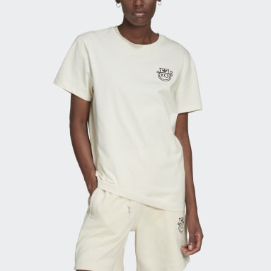Women Lifestyle White adidas Originals x André Saraiva Tee