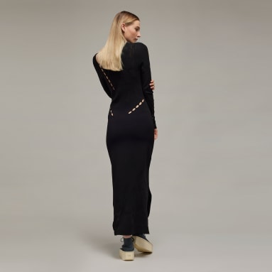 Women y_3 Black Y-3 Ingesan 니트 드레스