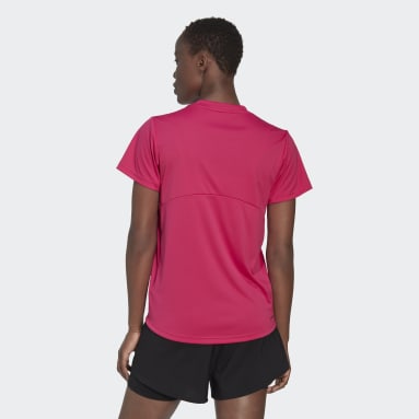 Camiseta Primeblue Designed 2 Move Logo Sport Rosa Mujer Training