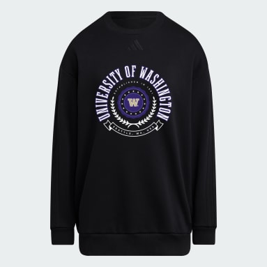Washington Huskies Women's Exclusive 3-Stripes Oversized Crew