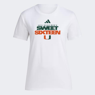 Women's Basketball White Miami Men's Basketball Sweet Sixteen Tee