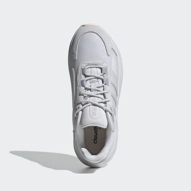 Tenis Ozelle Cloudfoam Gris Mujer Sportswear