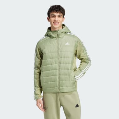 Essentials 3-Stripes Insulated Hooded Hybrid Jacket