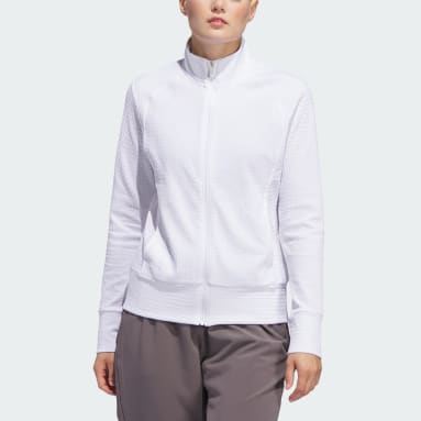 Women Golf White Women's Ultimate365 Textured Jacket