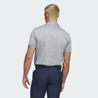 Camiseta Polo Estampada en el Pecho Azul Hombre Golf