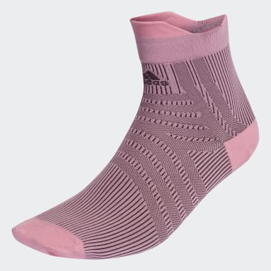 Training Pink Performance Graphic Quarter Socks