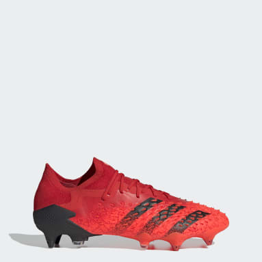 Guayos Predator Freak.1 Terreno Blando Rojo Hombre Fútbol