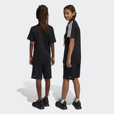 Kids Sportswear Black Train Essentials AEROREADY 3-Stripes Regular-Fit Training Set