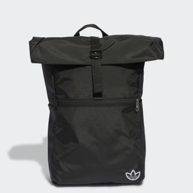 Originals สีดำ กระเป๋าเป้ทรงโรลท็อป Premium Essentials