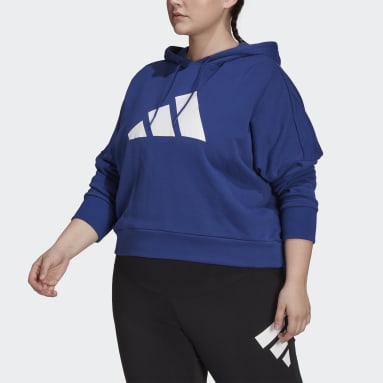 Sudadera con capucha adidas Sportswear Future Icons (Tallas grandes) Azul Mujer Sportswear