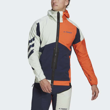 Men TERREX Orange Terrex Skyclimb Gore Soft Shell Ski Touring Jacket