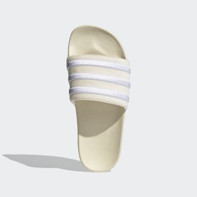 ผู้หญิง Originals สีเบจ รองเท้าแตะ Adilette